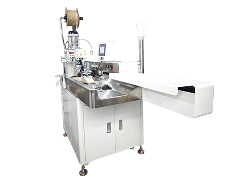 全自動平移打端沾錫機